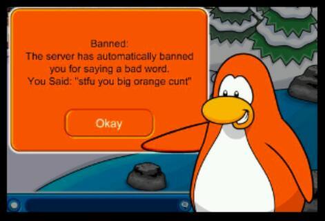 parody of banned club penguin accounts