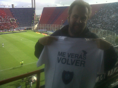 Cuervo, periodista y maradoniano