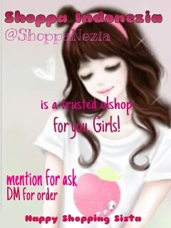 OPEN PO say ^^
Jual macam accessories cewek ^_^
TRUSTED SELLER ^^