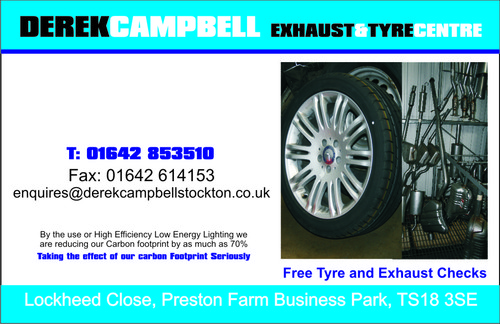 Derek Campbell Tyres STOCKTON