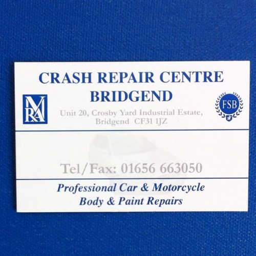 Godfrey's Crash Repair Centre Bridgend is a small, family run, traditional Bodyshop with over 35 yrs of experience. Car & Motorcycle Body & Paintwork Repairs.
