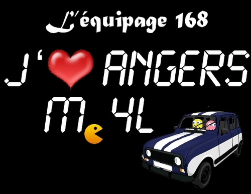 L'équipage 168 : J'♥ Angers Mc 4l , s'engage en 2014 sur le 4L TROPHY. Aidez deux étudiants de Saint serge à Angers dans ce magnifique projet.