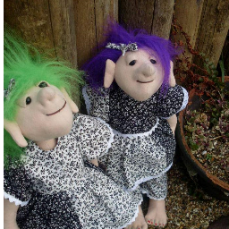 motorcycle mad textile artist and treasure collector , costume and doll/ puppet maker with a slight fabric addiction,