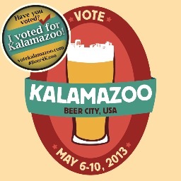 What we're voting for is bigger than a beverage. We're voting for our entire community. Raise your glass & toast Kalamazoo! Join us in raising a #Beer4Kzoo!