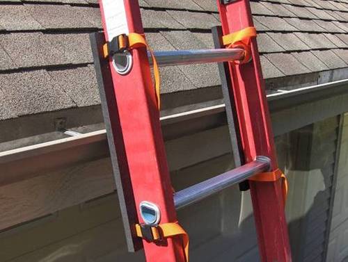Business that distributes common sense tools for your extension ladder to protect against slipping and unnecessary damage, providing a better work environment.