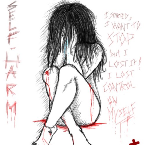 Dutch and depressed| bipolar| lesbian|  suicidal| freak| self harm| blood drawing monster
