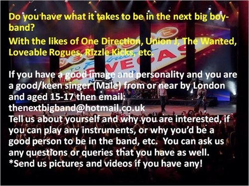 Are you/do you know; a 15-17 Male singer, from London?! Then email RhythmicDropKickInfo@gmail.com (or DM us) Follow @TheJoshJKelly