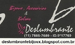 A Deslumbrante Bijoux esta no mercado há 8 anos, comercializando semi-joias, pratas, rodhium, relógios, óculos e acessórios em geral.