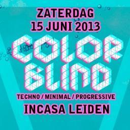ZATERDAG 15 JUNI gaan we met z'n allen helemaal los op het kleurrijkste feestje COLOR BLIND@ InCasa, Leiden