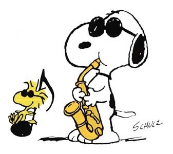 Toco el saxo muy bien.