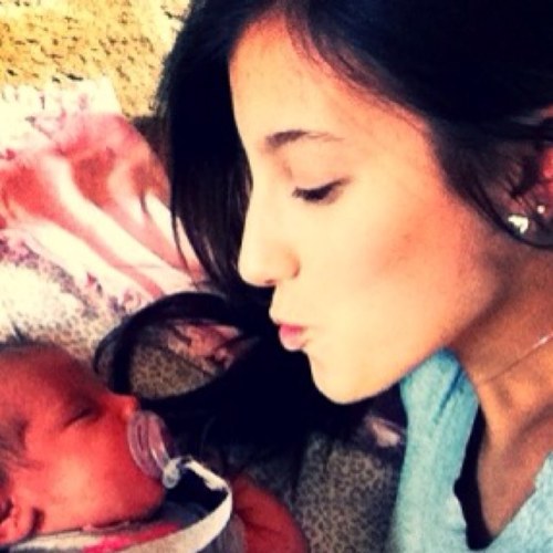 Proud momma  Sophia Grace. 4/3/13