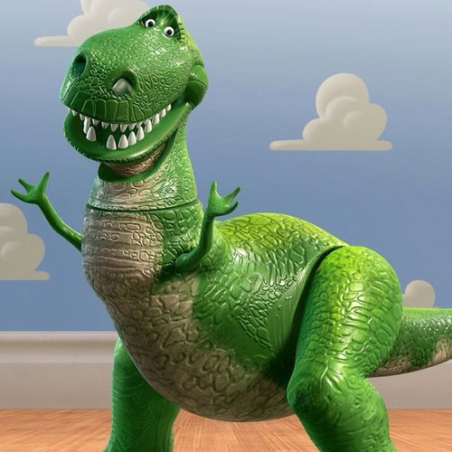 Hi, I'm Rex, I like eating Video Games !
My best friends are Buz, Woody and Potato Head :) I also like the big fat pig, oh I'm Sorry... 
See-Yaa !