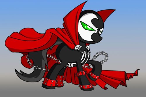 i am a demon pony who fight all evil demons (justice pony)