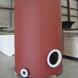 Poly Carbon tanks have the strength of a carbon steel tank on the outside with a protective, non-corrosive Polymer lining inside.