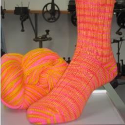 Jacquie Grant's Sock World based in beautiful Hokitika, New Zealand produces the  finest quality hand-knit and sock yarns.  We also make the best CSM's.