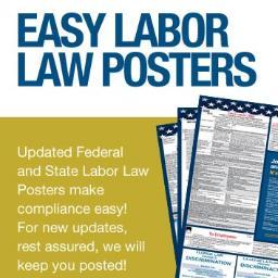 Let labor law posters & employment law posters to help make running your business much easier.

FB: https://t.co/b8wOLWM8Pg