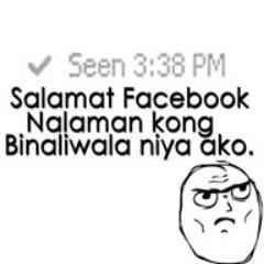 NaSeenZonedKa's profile picture. Kapag may seen tas 'di nagreply sa'yo, tawag jan SEENZONED