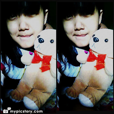 cakep . manis . imut . bawell . ngegemesin . asikk :D follow duluu yuu :p