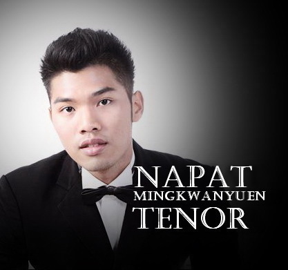Hi all, I'm a singer from Bangkok, Thailand.
Opera (Tenor), Crossover, Broadway, R&B and pop  
Fan page : http://t.co/tPfjeONvY6
instragram : NAPAT_REAF