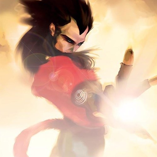 Vegeta has arrvied the prince of all sayains bow to me. Im dead