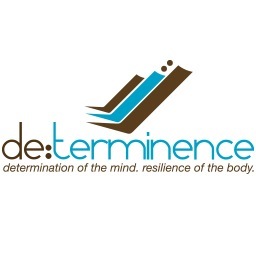 determination of the mind, resilience of the body. helping others cross finish lines.