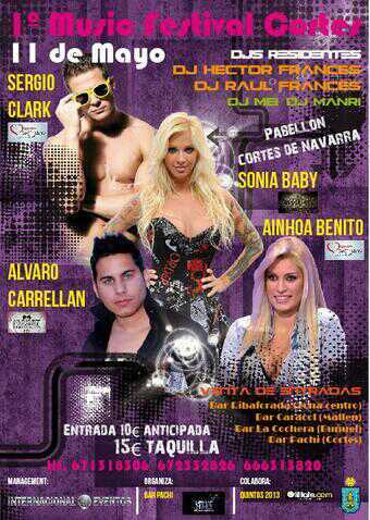 EL 11 DE MAYO VEN A DISFRUTAR DE LA MEJOR MUSICA EN CORTES, FIESTON ASEGURADO!! QUE NO TE LO CUENTEN ;)