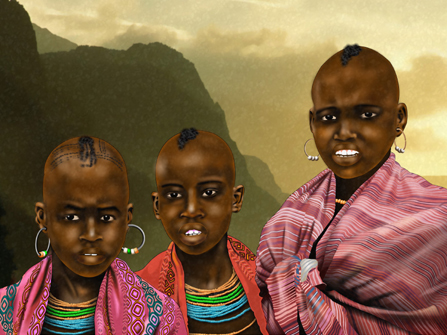 We have a small range of African Art on canvas by a Ugandan artist. Colourful images presenting the people and cultures of Africa.
