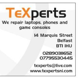 TexpertsNI's profile picture. We Buy,
We Sell,
We Repair,

All Phone, Computer and Games Console repairs!!

Best prices in town!