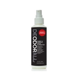 Deodorall uses nature’s science and works like no other sports equipment deodorizer ---- it gets straight to the bacteria, eliminating the odor at its source.