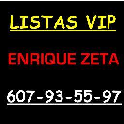 Listas Enrique Zeta - 607935597 -  Madrid