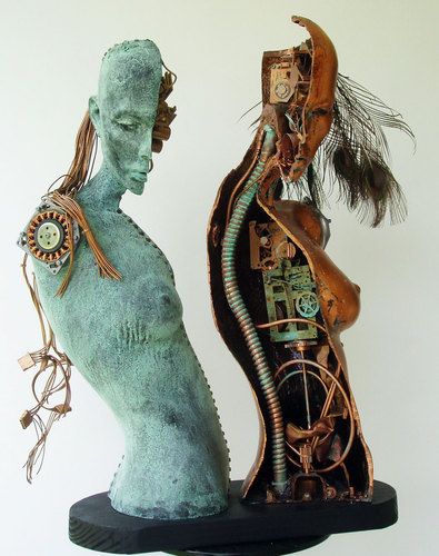 Creator of Conceptual Mannequin works of Art using recycled and re-purposed materials. Also creating new Contemporary Impressionism works!