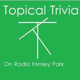 Tuesday's Topical Trivia Show on @radiofrimley every Tuesday from 9pm, where History Repeats itself