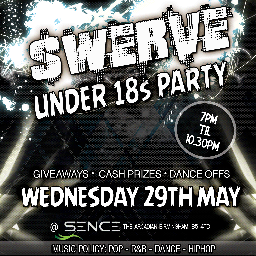 CirqueUnder18s's profile picture. Wednesday 29th May @SENCE NIGHTCLUB, The Arcadian, Birmingham, New under-18s event!  
Playing The Best In Pop/RnB/Dance/Hip-Hop