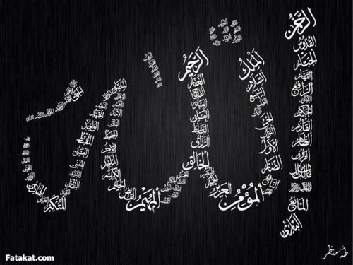 إِنَّ لِلَّهِ تِسْعَةً وَتِسْعِينَ اسْمًا، مِائَةً إِلَّا وَاحِدًا، مَنْ أَحْصَاهَا دَخَلَ الْجَنَّةَ.،،(الشرح تجدونه بالمفضله)