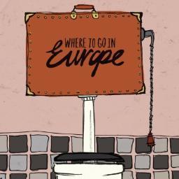 Promoting Wendy Bracewell and @AlexDrace's Where to Go in Europe (#wheretogo). If you're interested in toilets then this is the place to be.