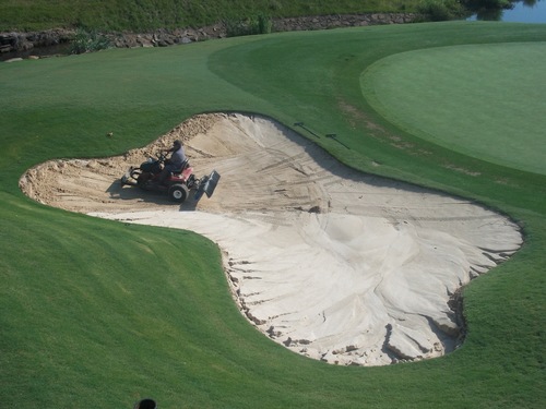 Just your average greenskeeper dealing with crazy members and horrible golfers everyday. 
greenskeeperproblems@gmail.com