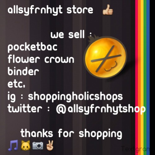 cek fav! IG : shoppingholicshops