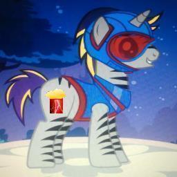 DJ.Horn was hit and absorbed lightning while using magic.Now it runs through me.Taking care @MLP_Shadow_ .Marefriend:@mlp_pizzapip.