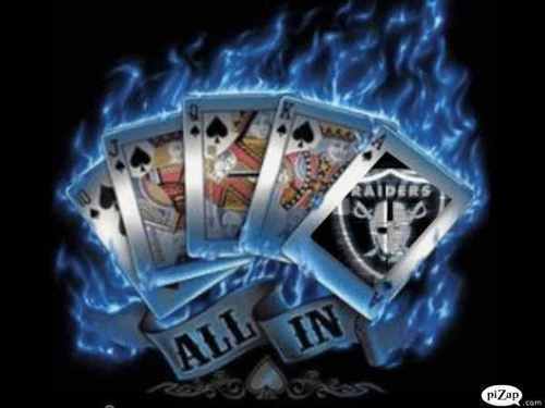Big time oakland raider fan