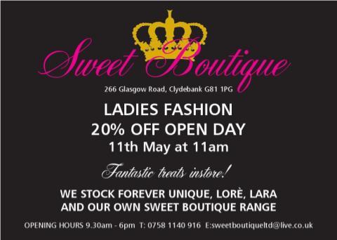 Sweetboutiquee's profile picture. 266 Glasgow road
