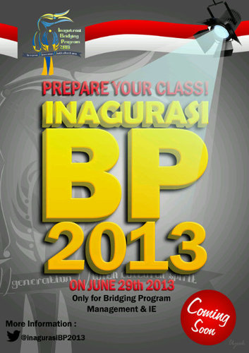 Akun Resmi Inagurasi Bridging Program Manajemen_Ilmu Ekonomi angkatan 2012 | on 30 juni 2013 | Lomba antar kelas Bridging Manajemen_IE  | Follow ya #inagurasiBP