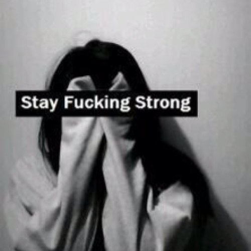 Tired of living, terrified of dying.. But, hey. Follow the depressed girl, she follows back..