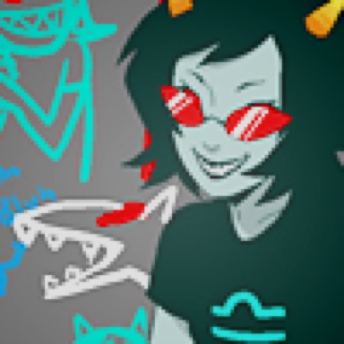 Your name is TEREZI PYROPE. You take an interest in JUSTICE and BRUTAL ALTERNIAN LAW. You love your MATESPRIT @carcinoVantas and SISTER and MOIRAIL @Spider8a8e.