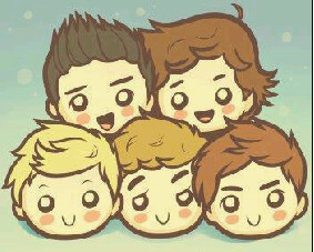 we love 5/5 of one direction ; 4/5 british ; 3/5 ; 2/5 shared middle name ; 1/5 muslims ♥ open follow every saturday ☺ 2 directioners here ☺