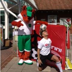 I am the Fox in the Box, the one and only Mascot for The Big Match. Heading to The New Den May 26th 2018 @thebigmatchco