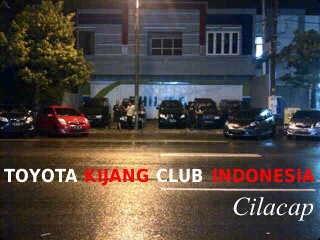 Toyota Kijang Club Indonesia prospek Cilacap, basecamp : Depan K24 S.Parman, tiap malam minggu 21 : 00 pm, CP : 081578061010, sekre Triple S (depan RM aroma)