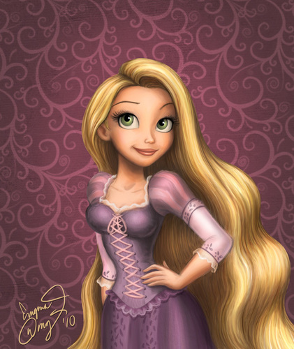 Hey!I am Rapunzel! u now... the Princess in a big tower with a very long blond hair... :)