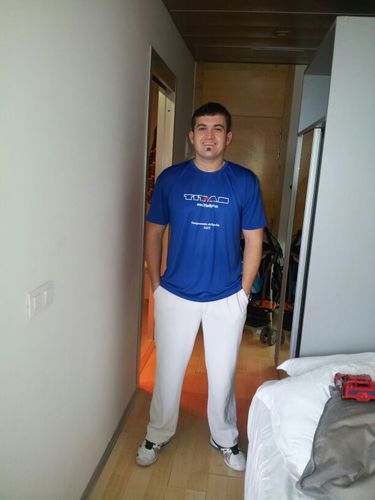 jugador de frontenis en el club frontenis pegaso honor