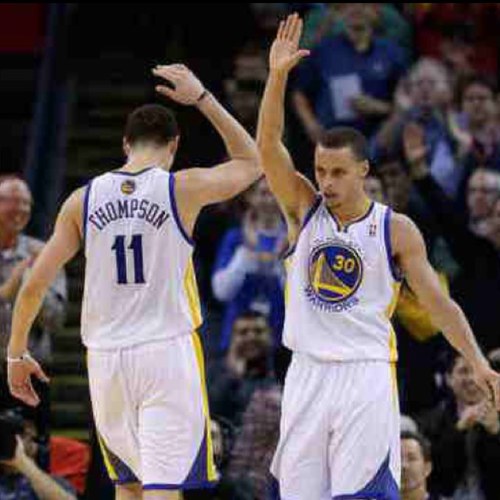 Steph and klay aka the splash bros