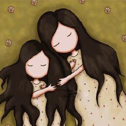 Mamá orgullosa de su hija bella de alma y corazón de 10 años